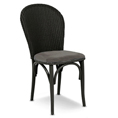 Lloyd Loom of Spalding Bistro Dining Chair With Fabric Seat C038SF